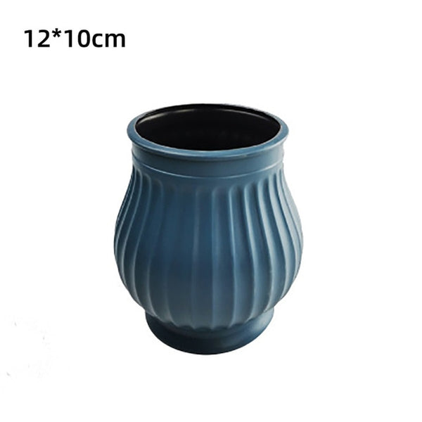 Modern Plastic Vase Home Decoration Accessories Home Creative Succulent Vase Nordic Thickened Fall Resistant Vases Home Decor